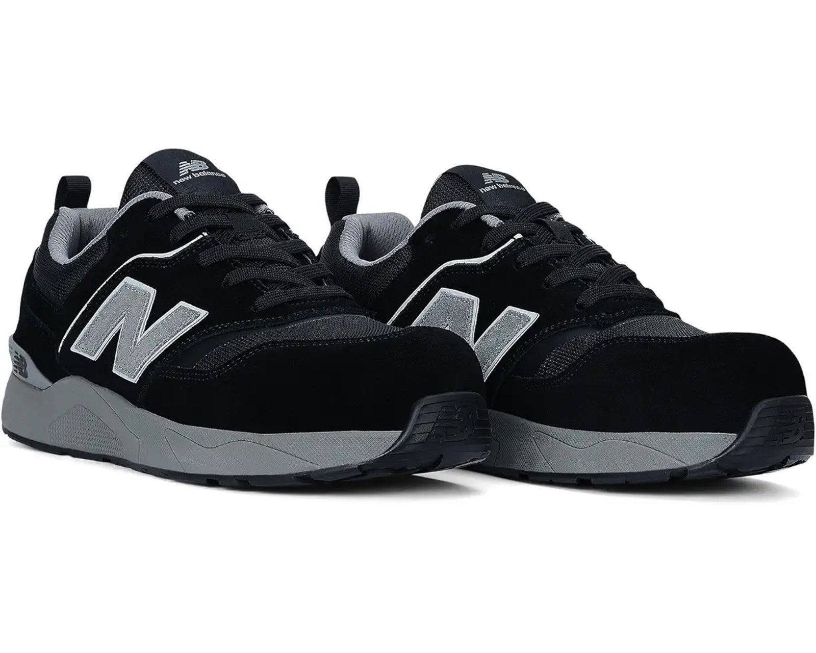 New Balance Mens Elite Lite Work Sneakers Us 9.5 Black Sr Comp Toe Eh Nib